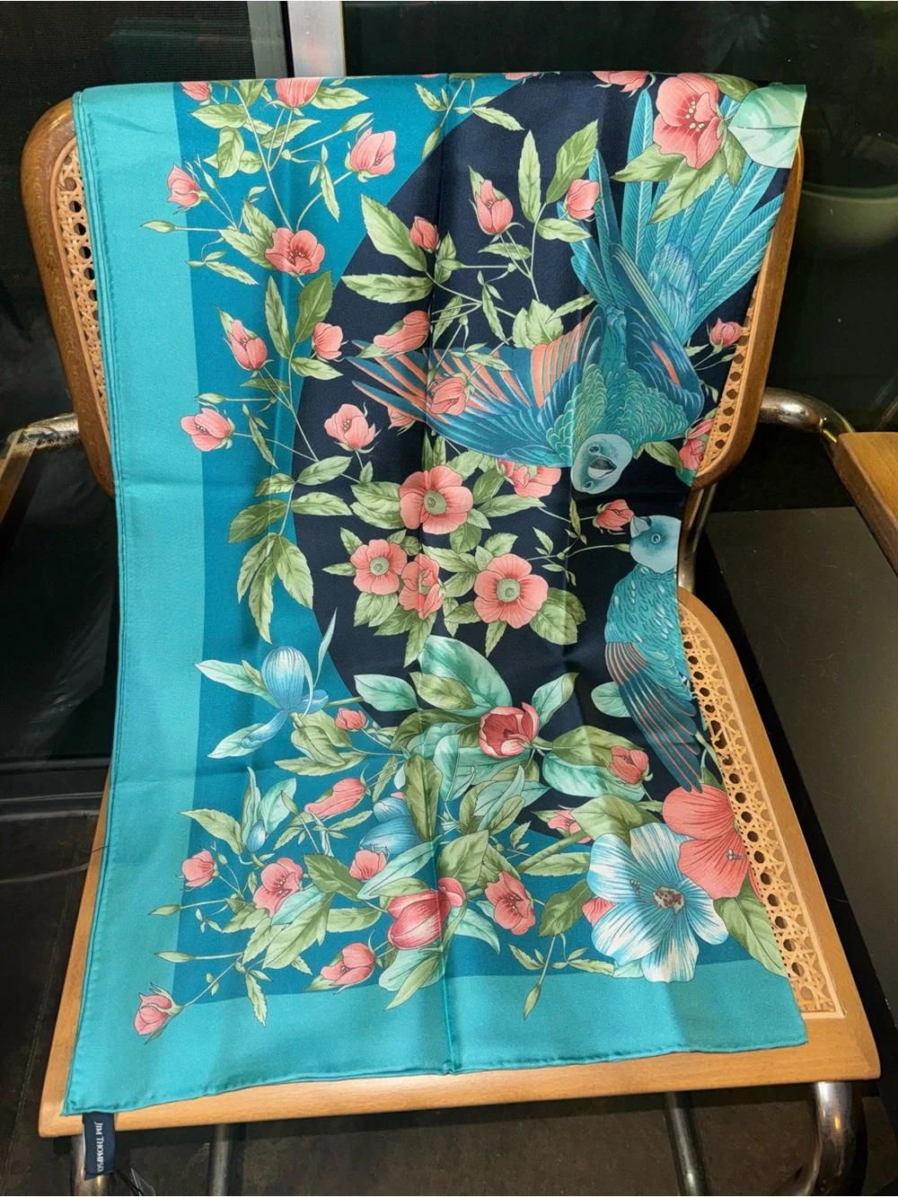 Jim Thompson Floral Silk Scarf
